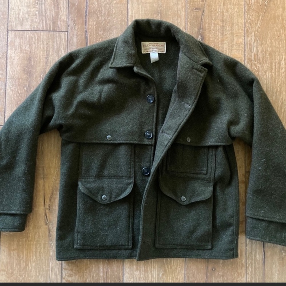 Filson double mackinaw wool cruiser jacket